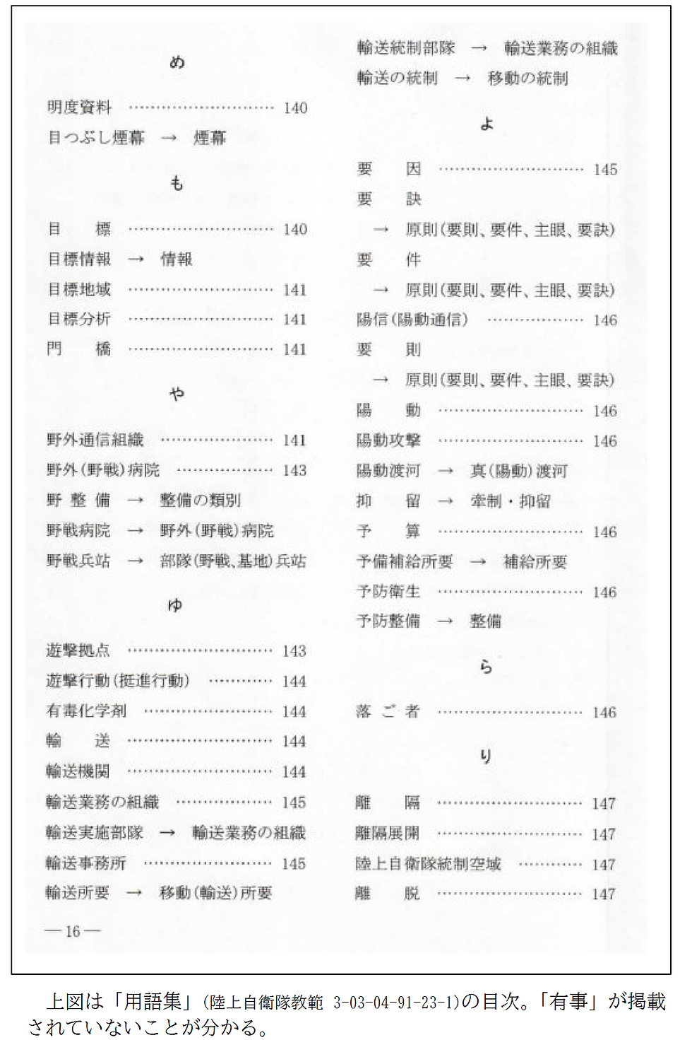 「有事」に関する政府の定義はない