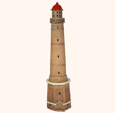 Leuchtturm Borkum aus Keramik 28 cm