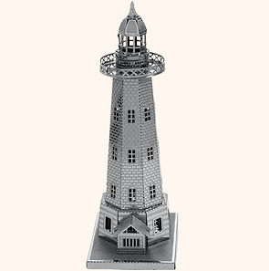 Miniatur Leuchtturm aus Metall