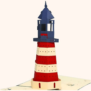 3D Karte Leuchtturm