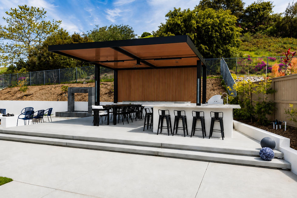 Thumbnail: AV Composites Aluwall panels on a luxury outdoor kitchen