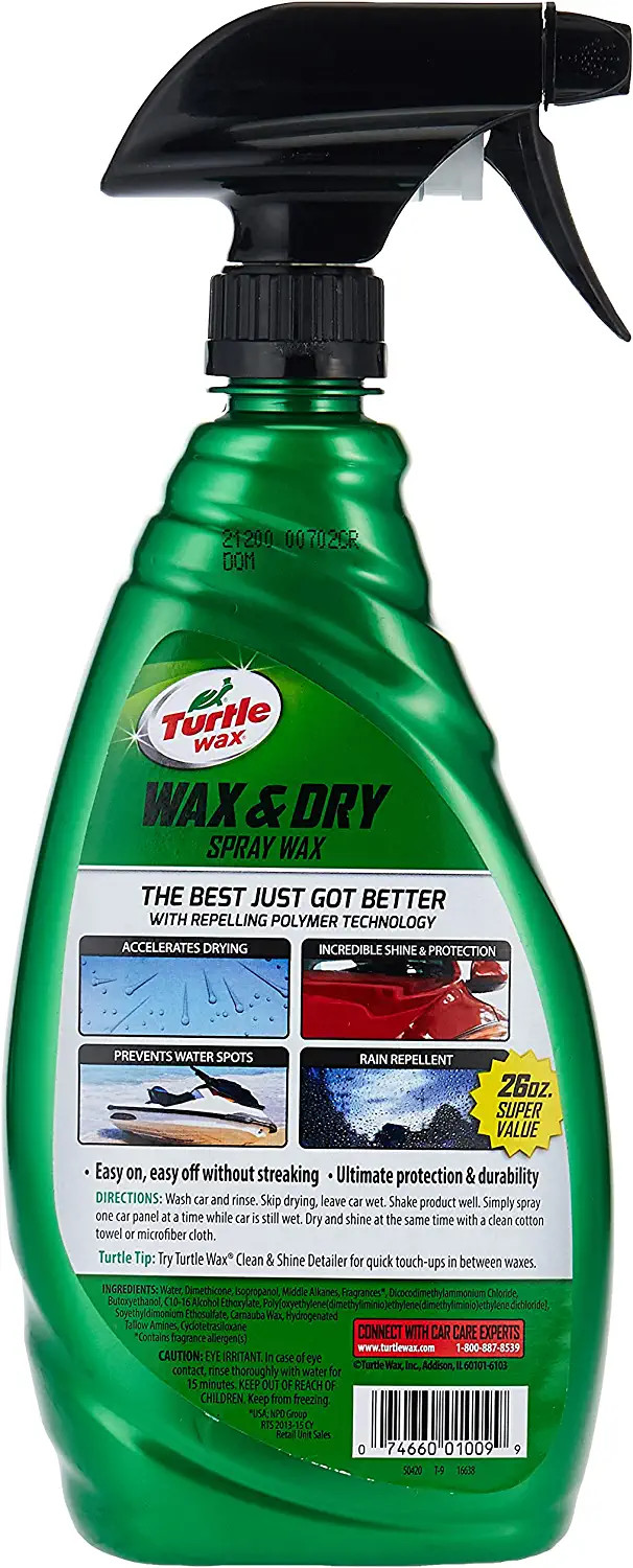 Thumbnail: Turtle Wax T-9 1-Step Wax & Dry - 26 oz.