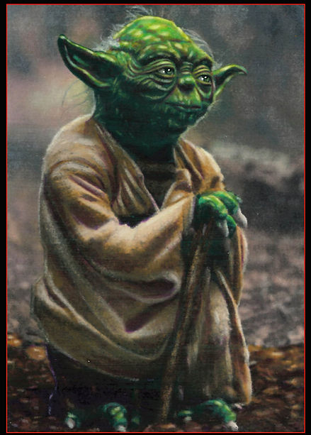 Star Wars, Yoda, Disney, Marvel Comics, Lola Myers, Jonathan Myers, Colored Pencil art, Artist, Illustrator,