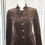 Thumbnail: Giorgio Armani Brown Velvet Nehru Blazer