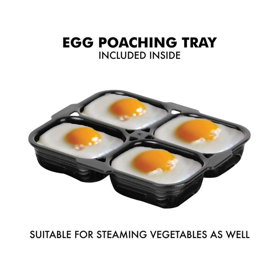 Thumbnail: Clearline Egg Boiler with free Egg Poaching Tray EB-01