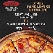 Pizza My Heart 30% Donation to Max's
