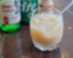 Coctel de soju (Yakult)