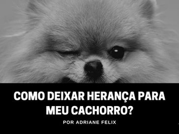 Como deixar herança para meu cachorro?