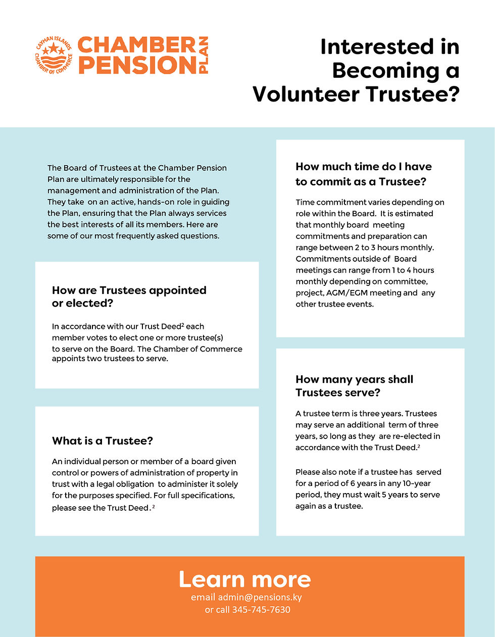 Interested in Becoming a Volunteer Trustee?