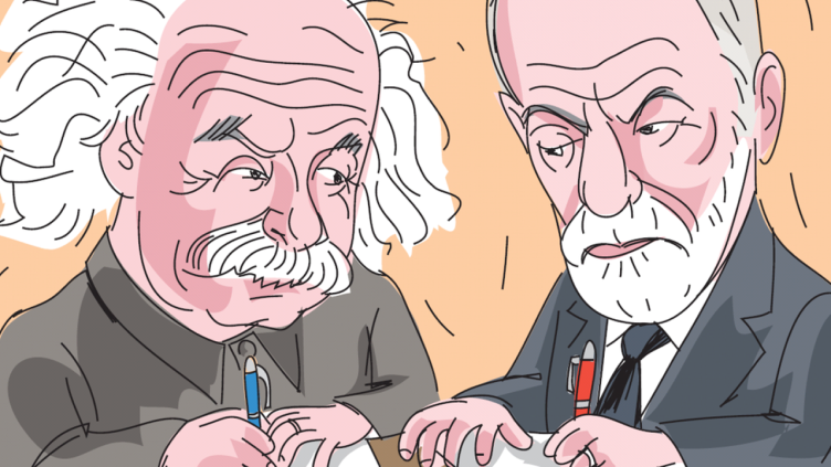 Freud y Eisntein ante la guerra