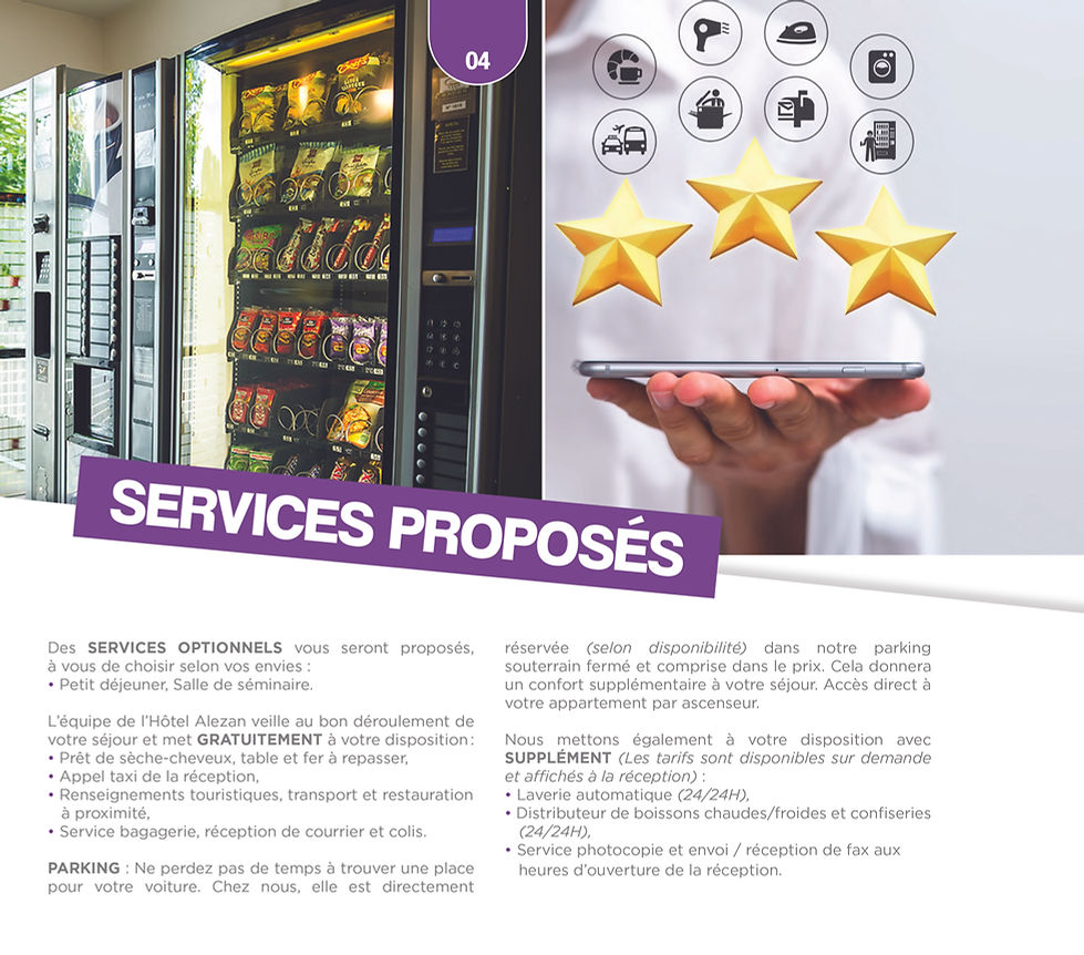 services proposés
