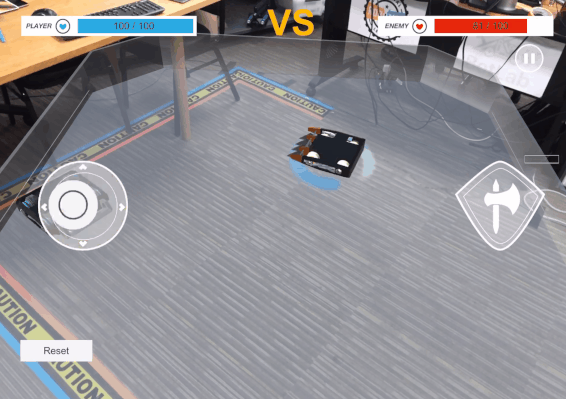 Battle with AI
