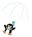 Penguin parachute