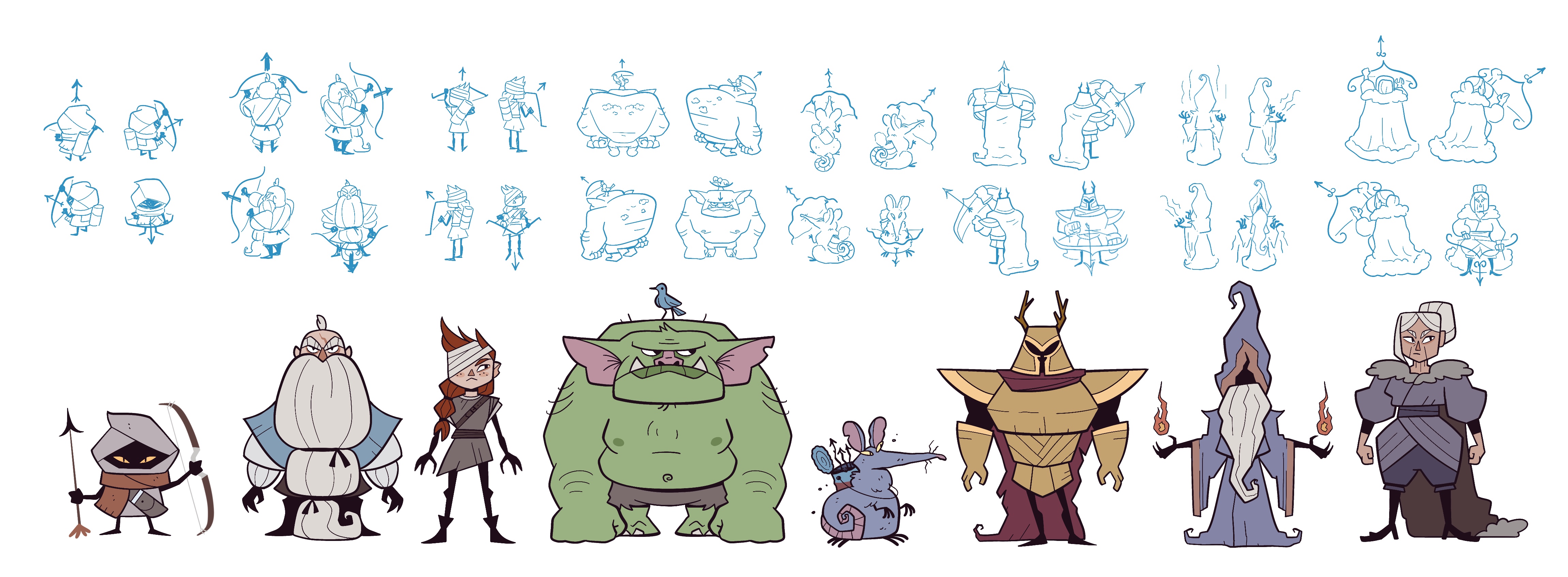 Arch Villain — character line-up