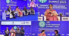 Minister Smriti Irani highlights the pivotal role of women in India's growth story at CII Partnership Summit 2023