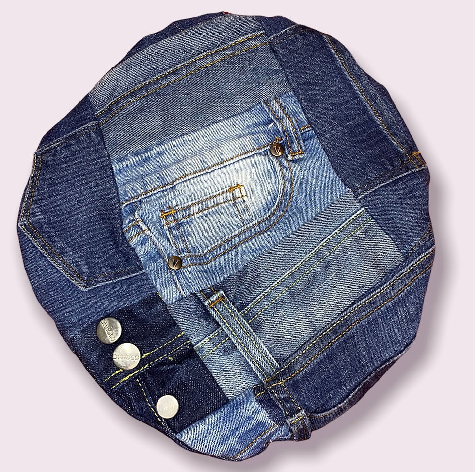 Thumbnail: Denim Puzzle Beret