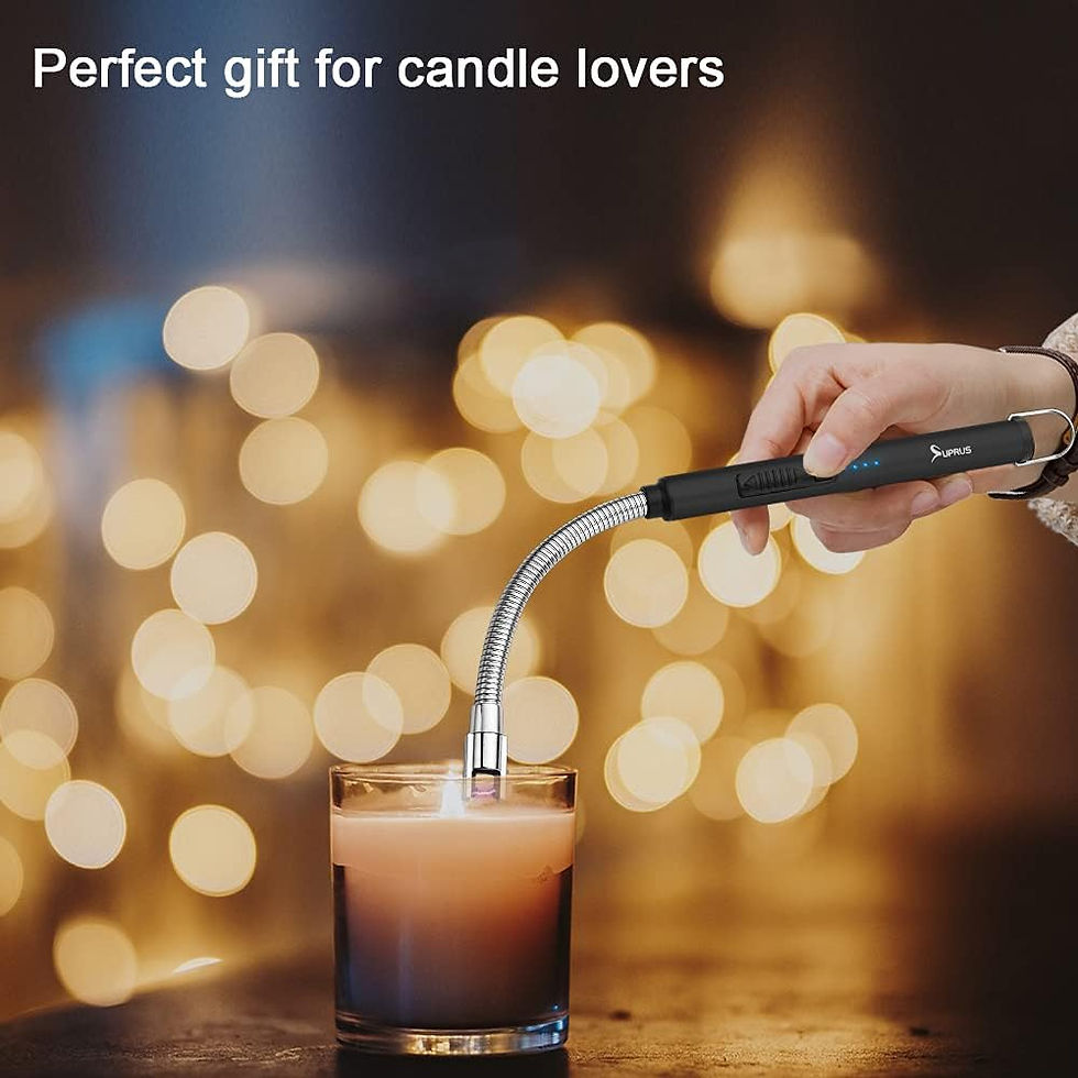 Thumbnail: SUPRUS Candle Lighter Arc USB Electric Lighter with Upgraded LED Battery