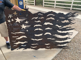 FLAG ALL BY HAND