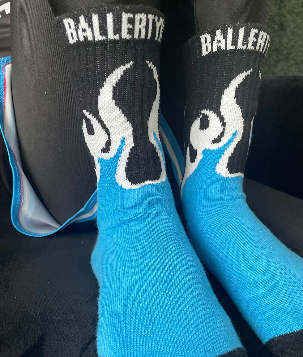 Thumbnail: BallerTykes Flame Socks