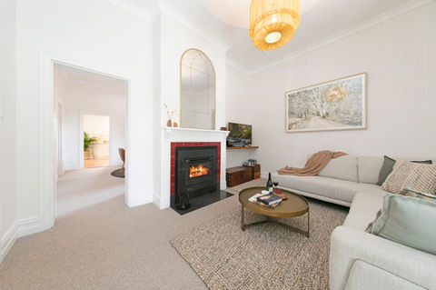 Stoke up the romantic wood fire at The Gladys in the Adelaide Hills