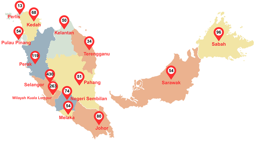 马来西亚地图