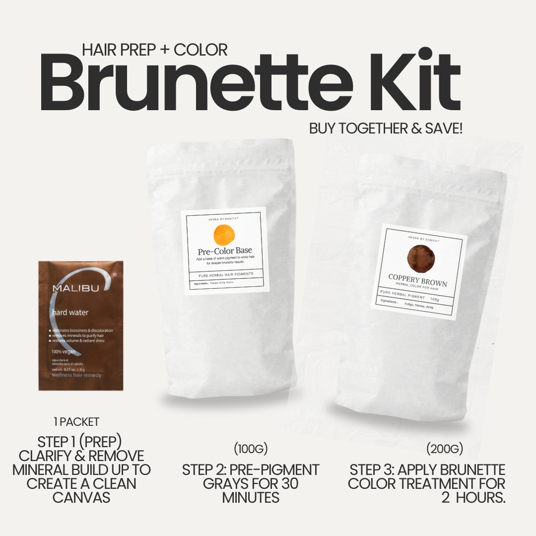 Coppery Brown Kit Prep + Color