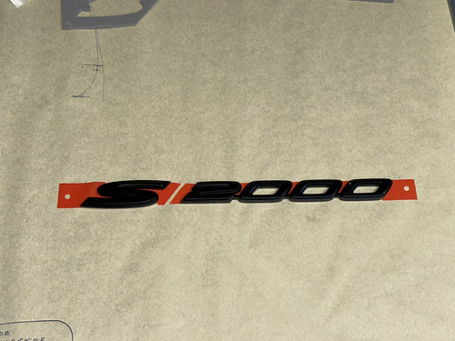 Honda Genuine S2000 Black Front Fender Emblems Badges For S2000 CR S2000 Type S 01 Agx Honda Genuine S2000 Black Front Fender Emblems Badges For S2000 CR S2000 Type S 01 Agx