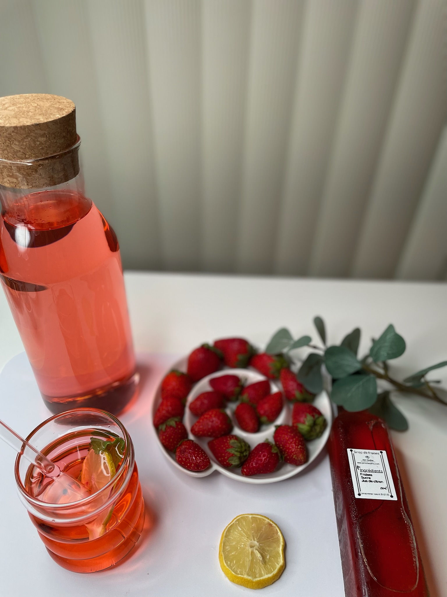 Sirop de fraises