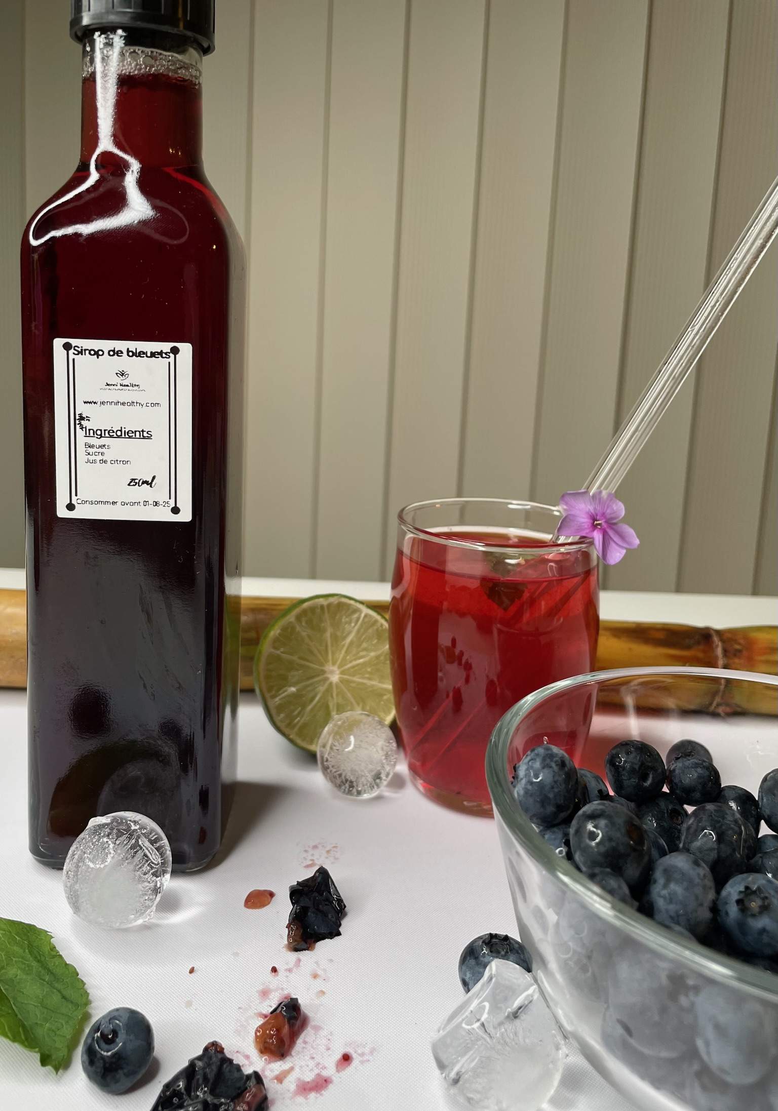 Sirop de bleuets sauvages
