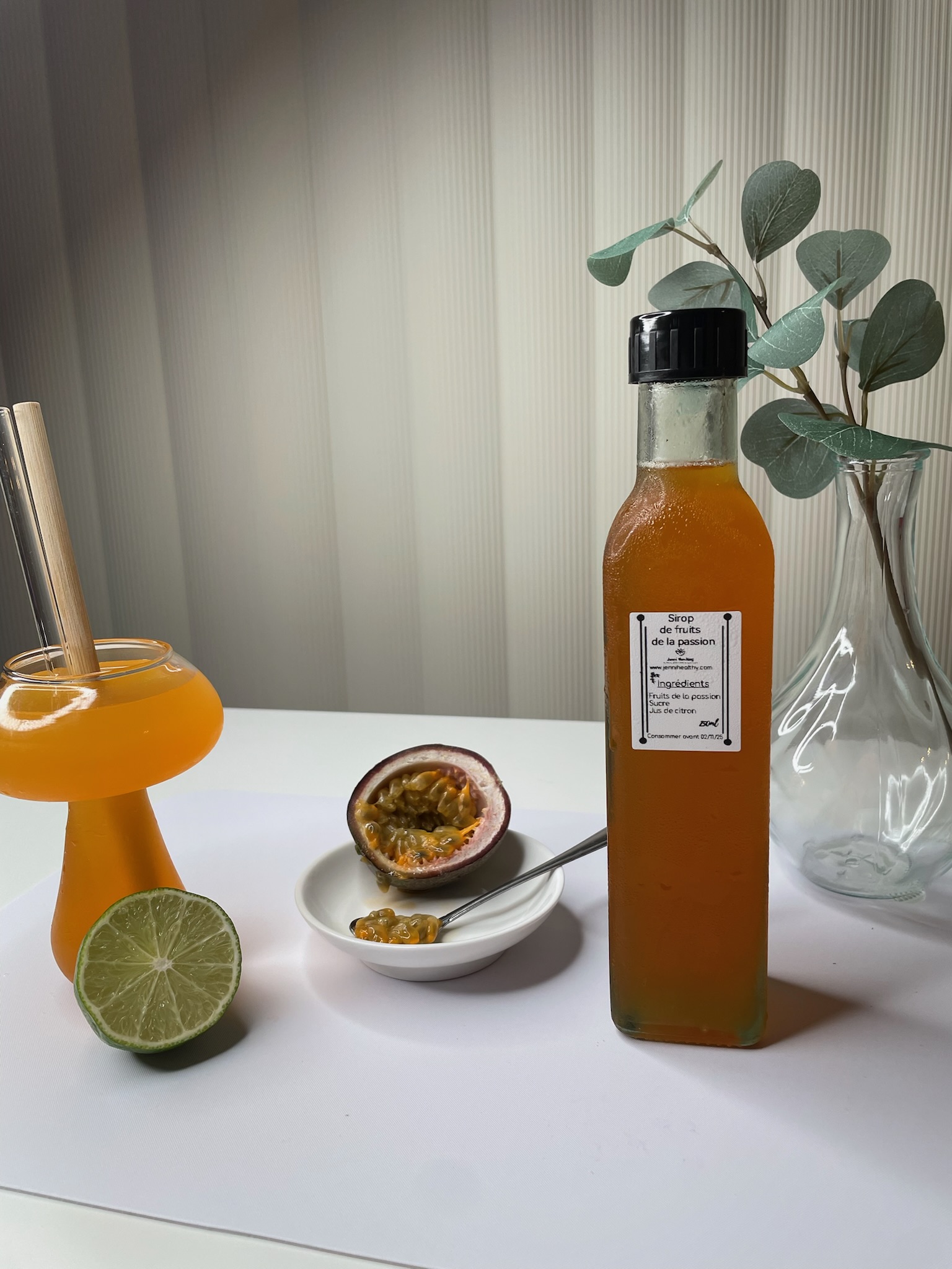 Sirop de fruits de la passion