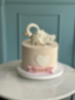 Swan cake