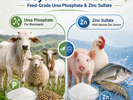 From Field to Feed: The Value of Urea Phosphate and Zinc Sulfate in Livestock Nutrition