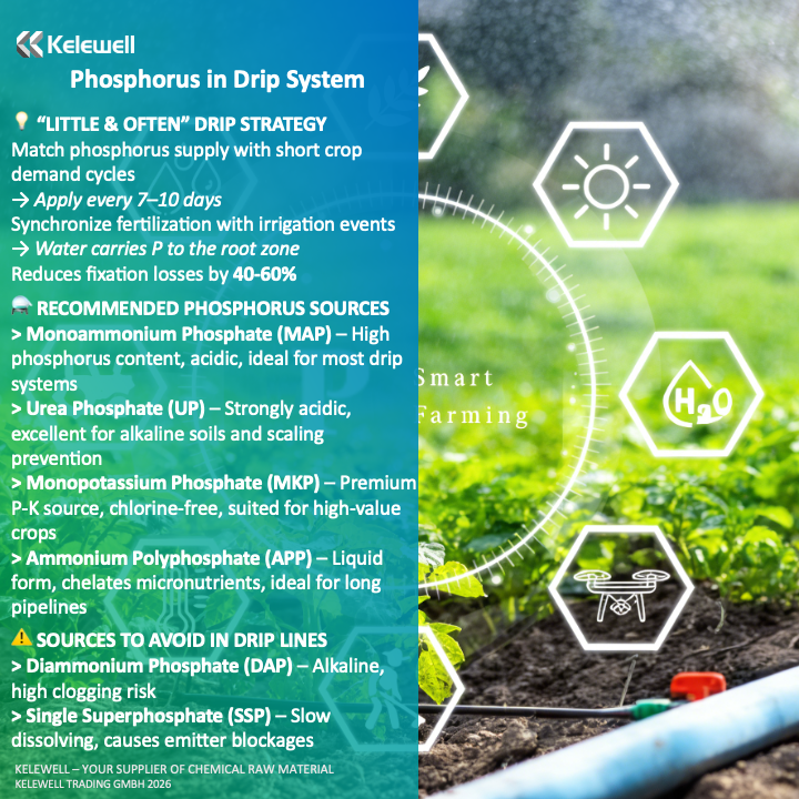 Phosphorus Management in Drip Fertigation Systems