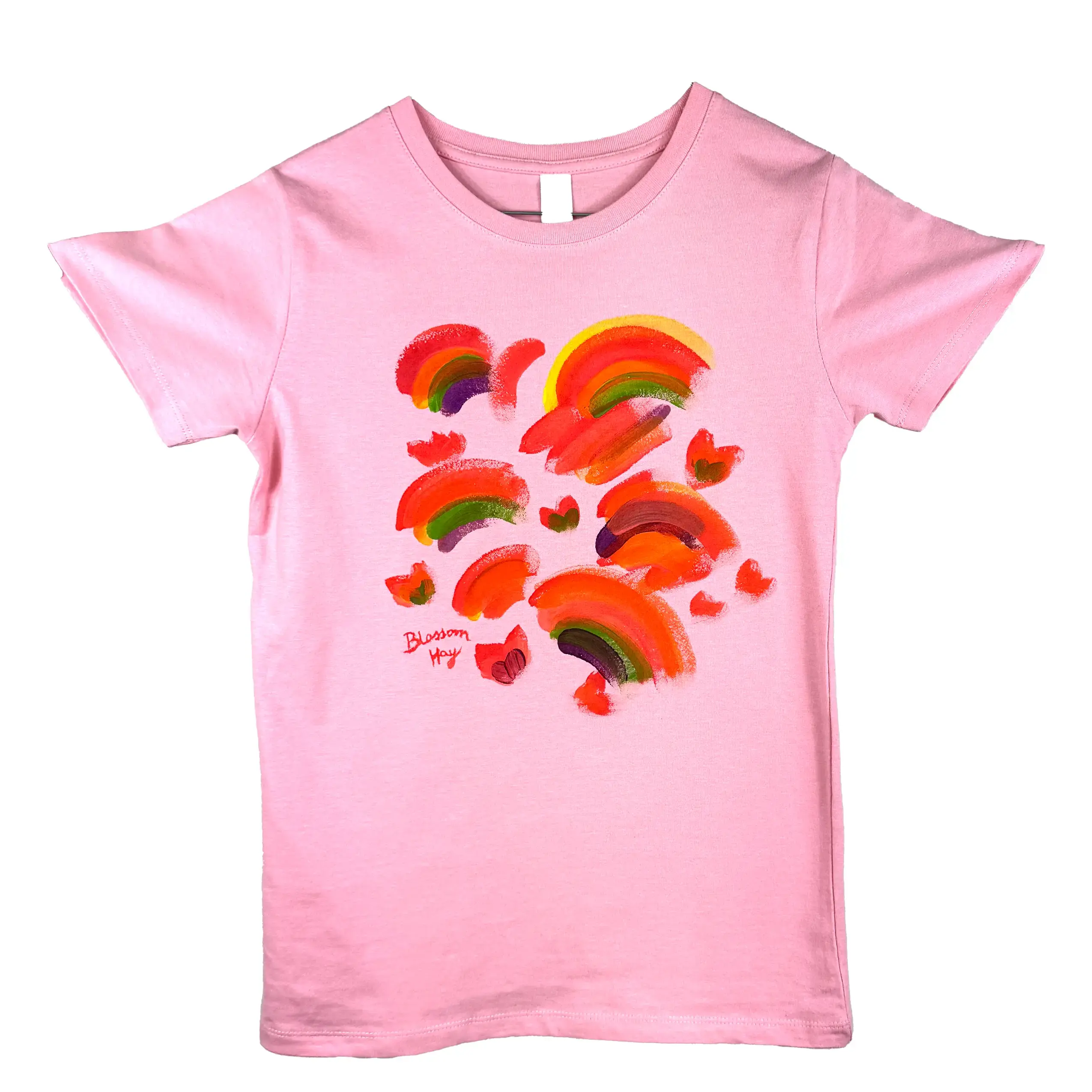 Warmth #2 XS Women's Hand-painted T-shirt