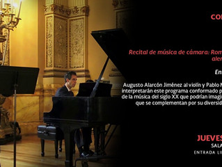 Recital de música de cámara | 13 de diciembre 2018 | Fonoteca Nacional | Ciudad de México