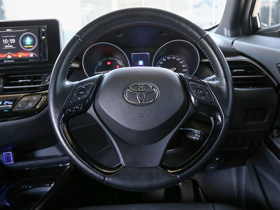 ภาพขนาดย่อ: TOYOTA C-HR 1.8 HYBRID MID สีเทา ปี 2018