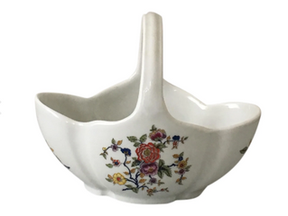 LIMOGES FLORAL BASKET