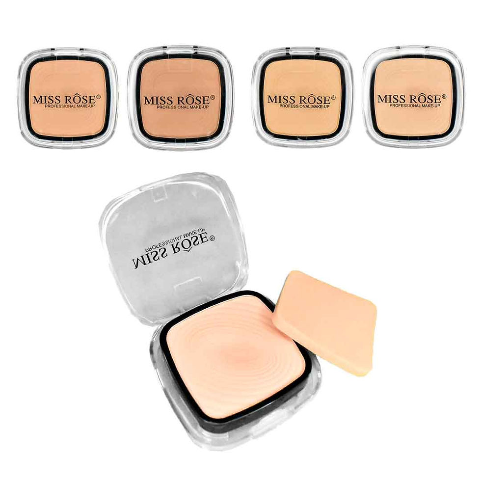 POLVOS PARA ROSTRO MISS ROSE MATTE CUADRADOS