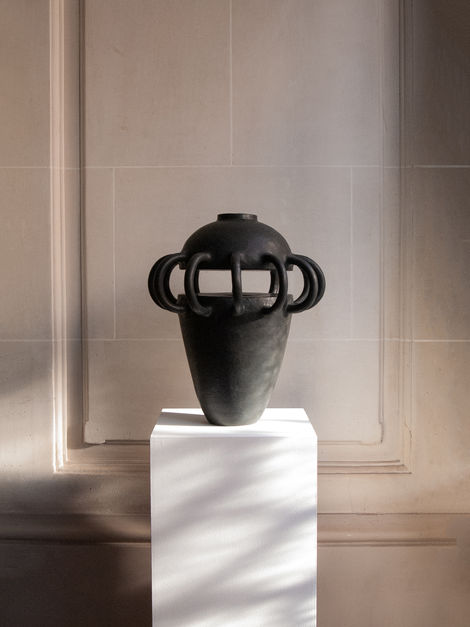 Deconstructed Vase - Glazed Stoneware by Sybil Layous