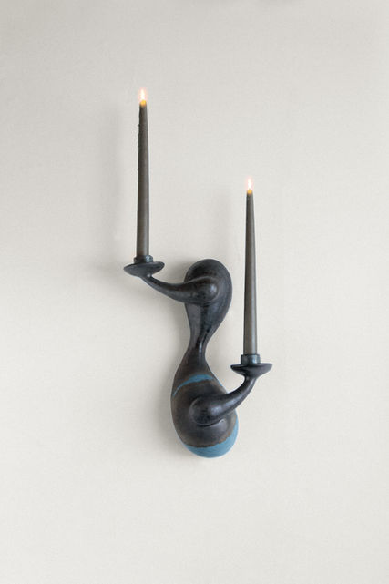 Sconces designed by Sybil Layous - inspired by Serge Poliakoff abstractionist style - collectible design -  