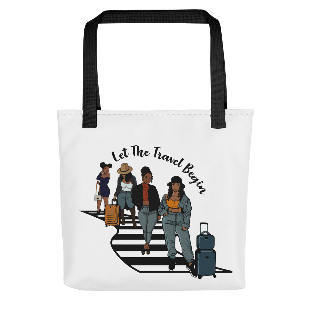 Let the travel begin Tote bag