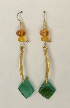 Peruvian Chrysacola Earring.jpeg