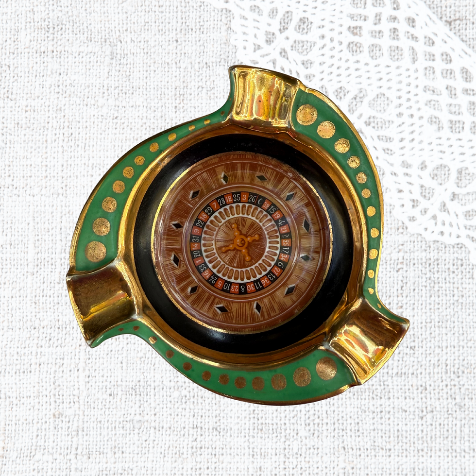 Roulette Motif Ashtray