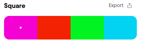 square color chart