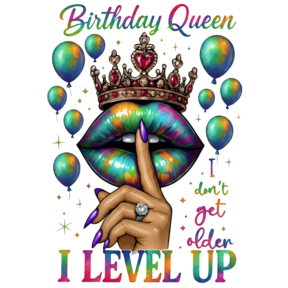 Thumbnail: Birthday Queen Level Up Tee