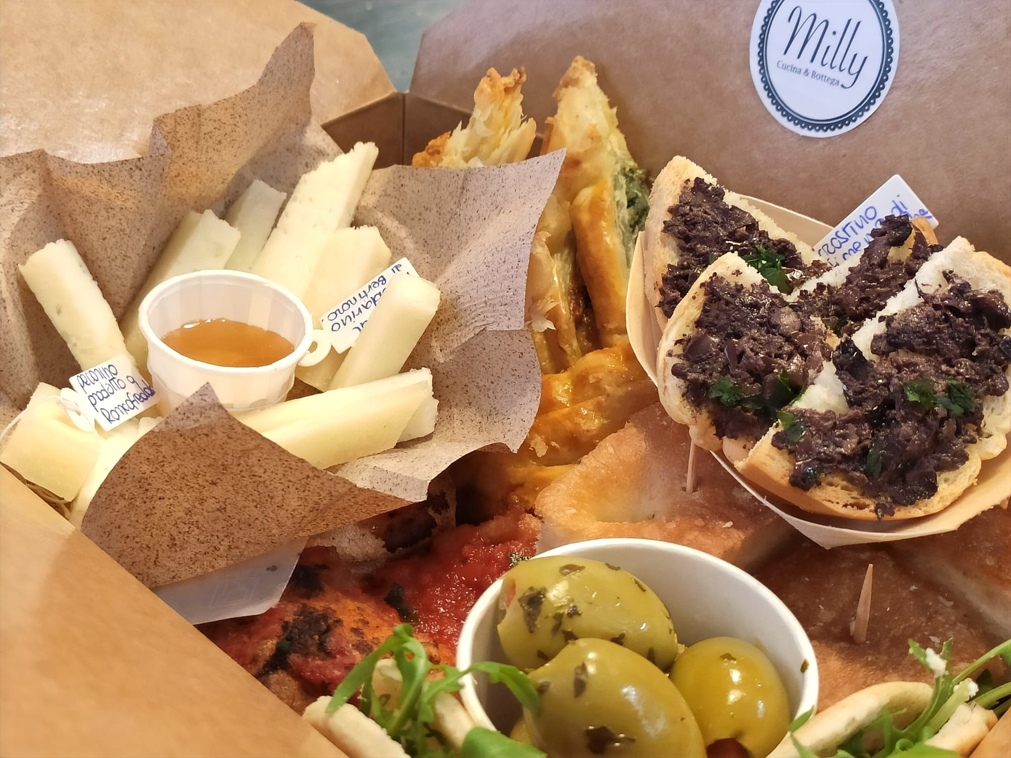 Arranged Food and Objects