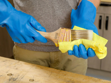 Why Cleaning Paint Brushes with Soap and Water After Paint Thinner is Essential