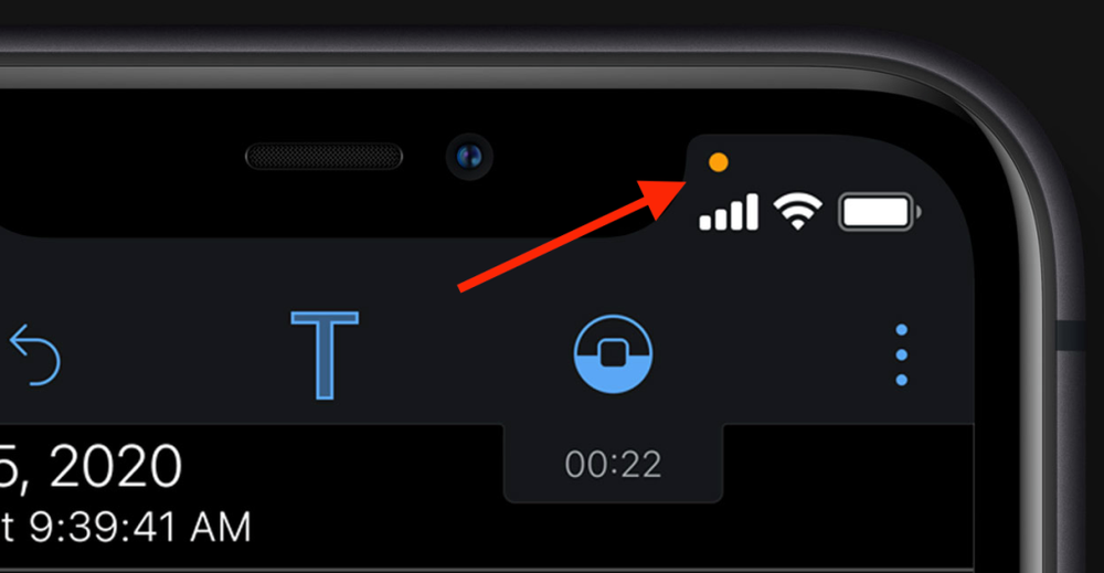 Cara Menghilangkan Titik Oranye Di Iphone iOS 14 Peringatkan Pengguna Jika Ada Titik Orange di Bagian Atas Layar