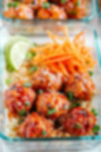 🍯honey sriracha beef meatballs