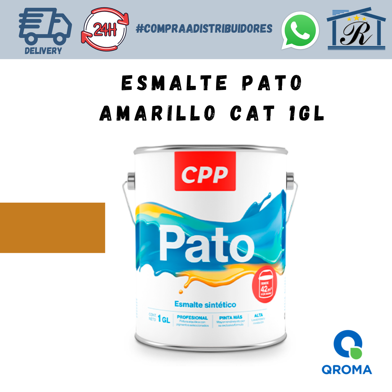 ESMALTE PATO AMARILLO CAT